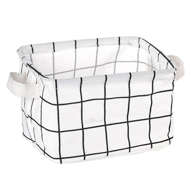 Limited Time Only: Mix and Match- Buy 5 and get $6 OFF. Mini Cotton & Linen Storage Basket