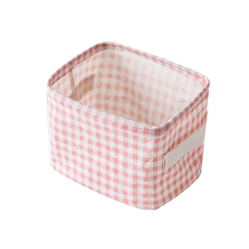 Limited Time Only: Mix and Match- Buy 5 and get $6 OFF. Mini Cotton & Linen Storage Basket