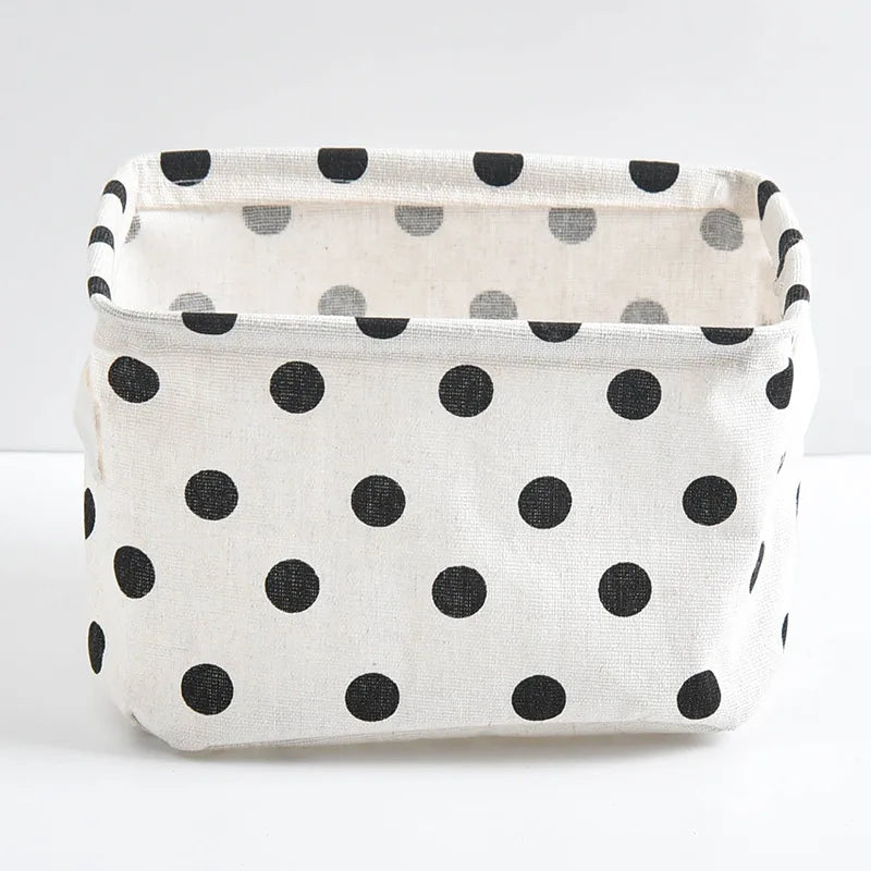 Limited Time Only: Mix and Match- Buy 5 and get $6 OFF. Mini Cotton & Linen Storage Basket