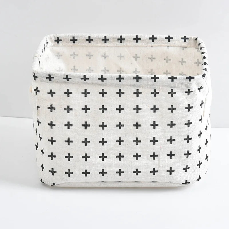 Limited Time Only: Mix and Match- Buy 5 and get $6 OFF. Mini Cotton & Linen Storage Basket