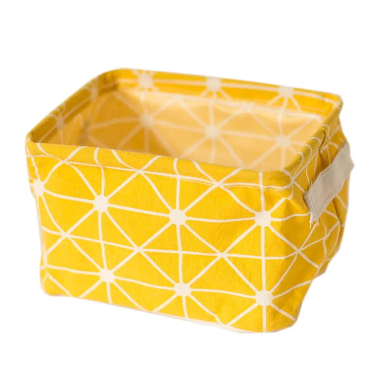 Limited Time Only: Mix and Match- Buy 5 and get $6 OFF. Mini Cotton & Linen Storage Basket