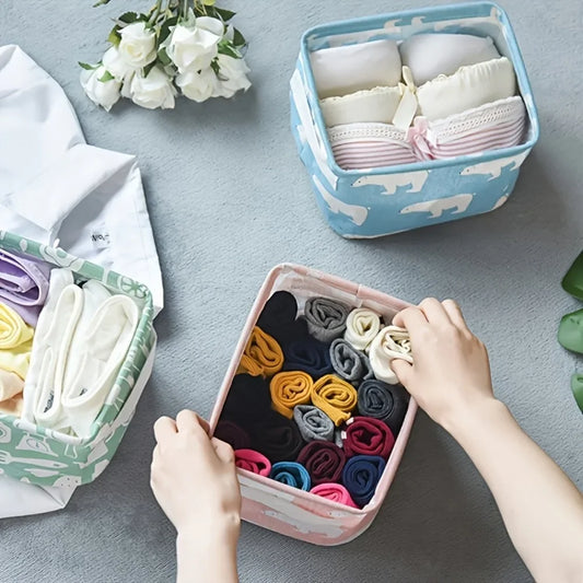 Limited Time Only: Mix and Match- Buy 5 and get $6 OFF. Mini Cotton & Linen Storage Basket