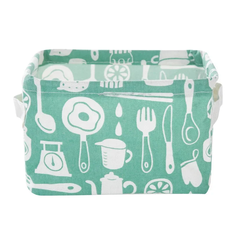 Limited Time Only: Mix and Match- Buy 5 and get $6 OFF. Mini Cotton & Linen Storage Basket