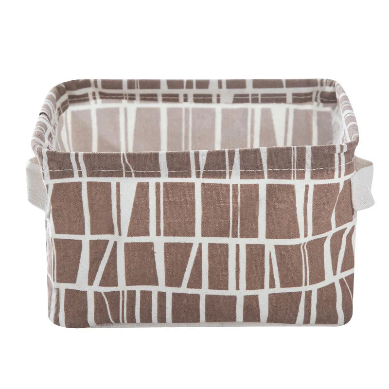 Limited Time Only: Mix and Match- Buy 5 and get $6 OFF. Mini Cotton & Linen Storage Basket
