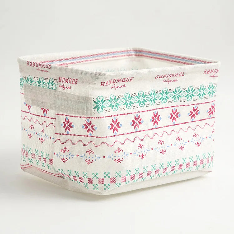 Limited Time Only: Mix and Match- Buy 5 and get $6 OFF. Mini Cotton & Linen Storage Basket